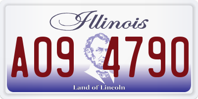 IL license plate A094790