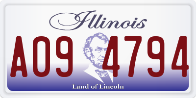 IL license plate A094794