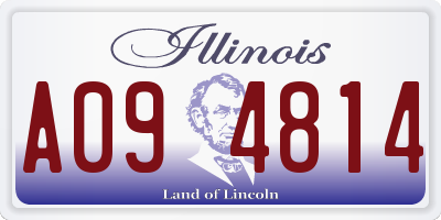 IL license plate A094814