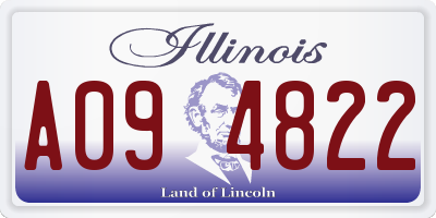 IL license plate A094822