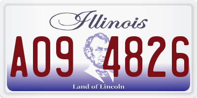 IL license plate A094826