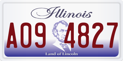 IL license plate A094827