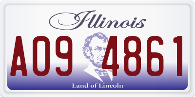 IL license plate A094861