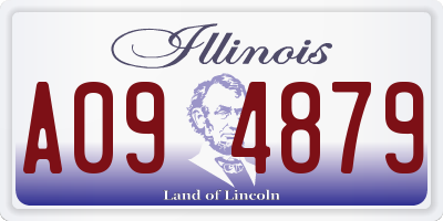 IL license plate A094879
