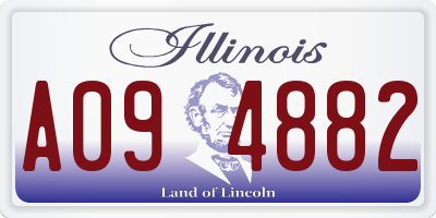 IL license plate A094882
