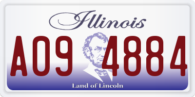 IL license plate A094884