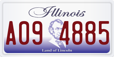 IL license plate A094885