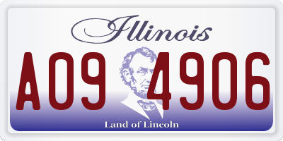 IL license plate A094906