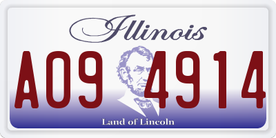 IL license plate A094914
