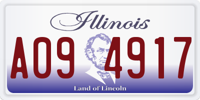 IL license plate A094917