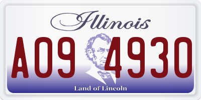 IL license plate A094930