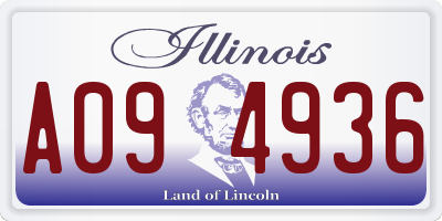 IL license plate A094936