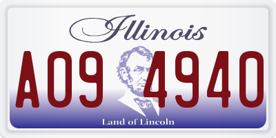 IL license plate A094940