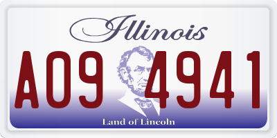 IL license plate A094941