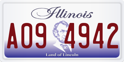 IL license plate A094942