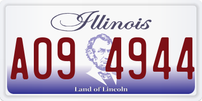 IL license plate A094944