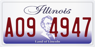 IL license plate A094947
