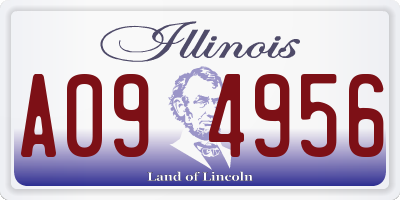 IL license plate A094956