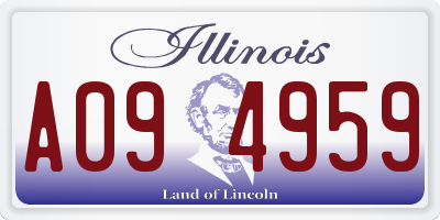IL license plate A094959