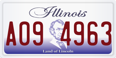 IL license plate A094963