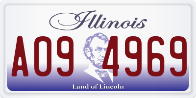 IL license plate A094969