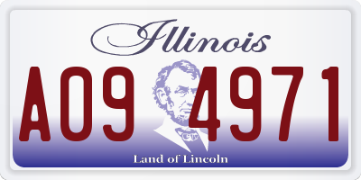 IL license plate A094971
