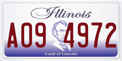 IL license plate A094972