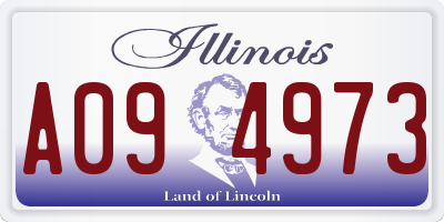IL license plate A094973