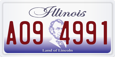 IL license plate A094991
