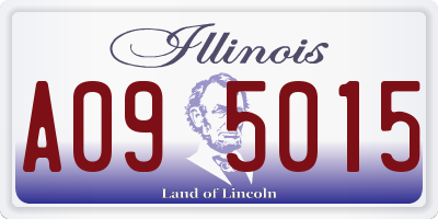 IL license plate A095015