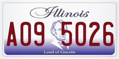 IL license plate A095026