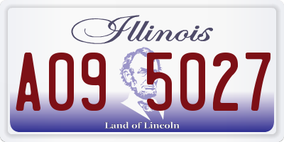IL license plate A095027
