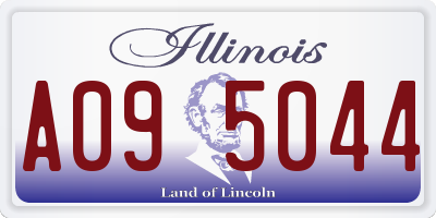 IL license plate A095044