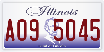 IL license plate A095045