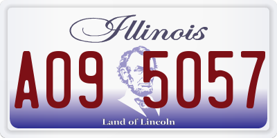 IL license plate A095057