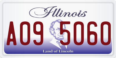 IL license plate A095060