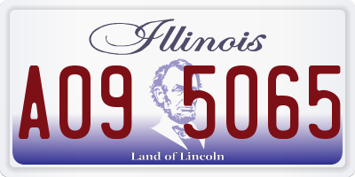 IL license plate A095065