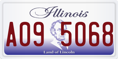 IL license plate A095068