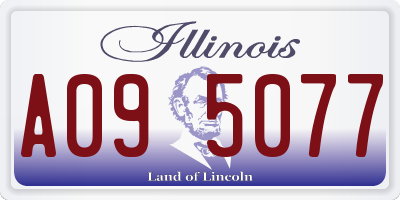 IL license plate A095077