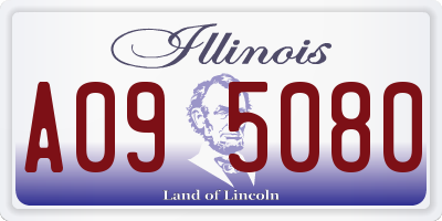 IL license plate A095080