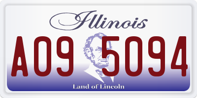 IL license plate A095094