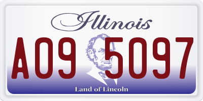 IL license plate A095097