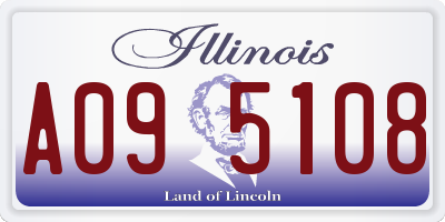 IL license plate A095108