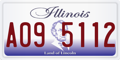 IL license plate A095112