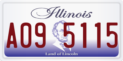 IL license plate A095115