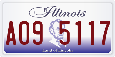 IL license plate A095117