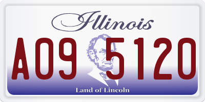 IL license plate A095120