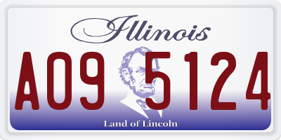 IL license plate A095124