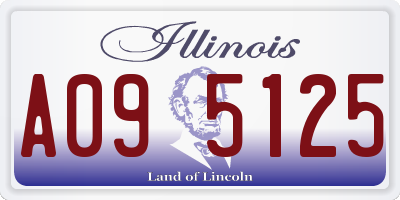 IL license plate A095125