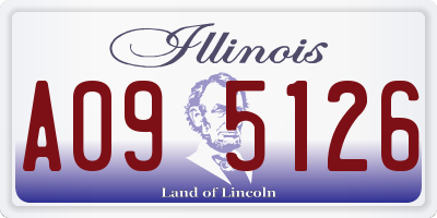 IL license plate A095126
